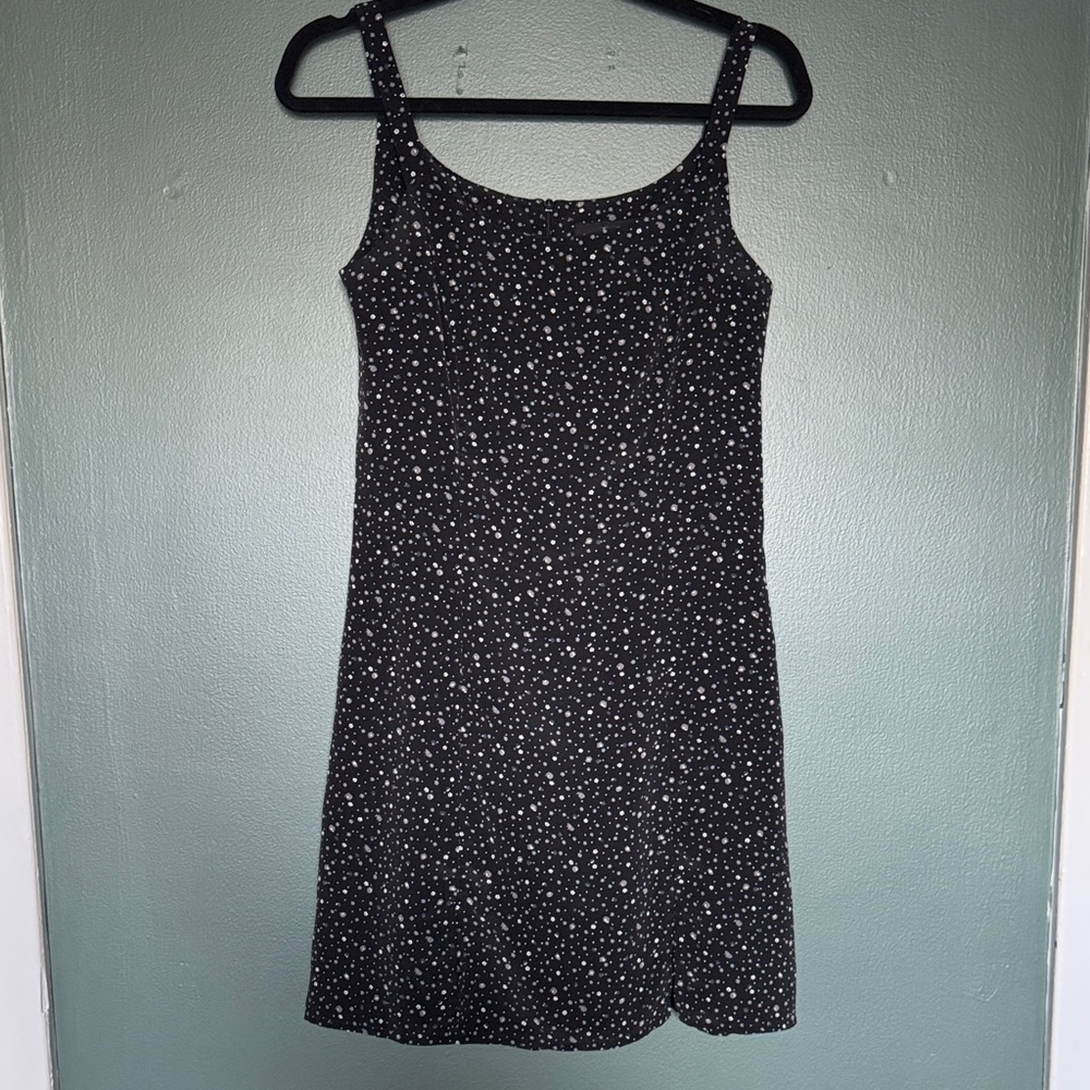 Black floral Tank romper dress